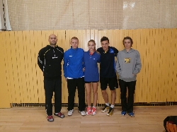 Badmintonové družstvo SK p.e.m.a. Opava - 10.10.2015 v Kopřivnici